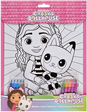Undercover kleurset gabby's poppenhuis kleuren op nummer voor kinderen.
