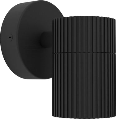 Eglo tomelloso wandlamp buiten - gu10 - 12 cm - zwart