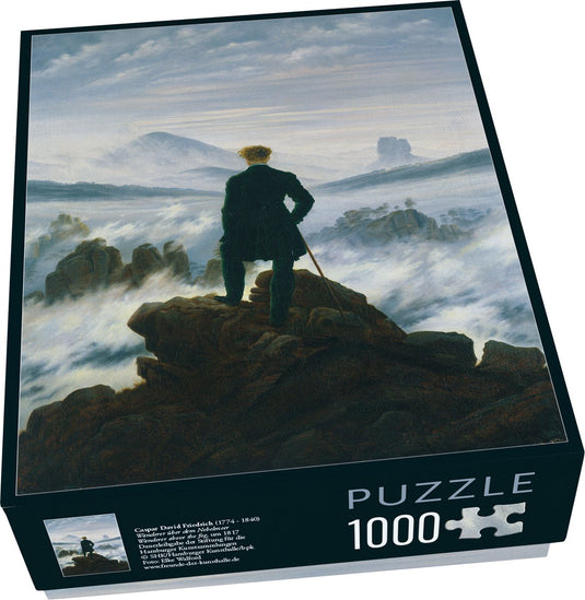 Bekking blitz - puzzel - 1.000 stukjes - kunst wanderer über dem nebelmeer - caspar david friedrich - hamburger kunsthalle