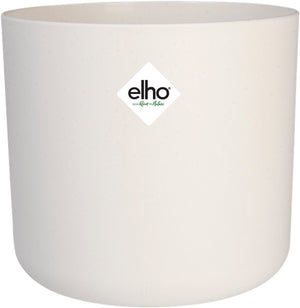 Elho b.for soft rond 22 - bloempot voor binnen - 100% gerecycled plastic - ø 22.3 x h 20.4 cm - wit