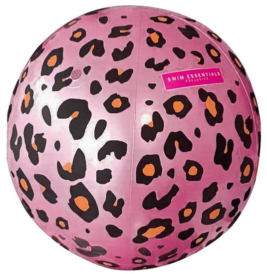 Swim essentials - watersproeier - 60 cm - roze - luipaardprint