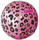 Swim essentials - watersproeier - 60 cm - roze - luipaardprint