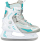 Nijdam ijshockeyschaats - semi-softboot - wit grijs blauw - maat 40