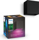 Philips hue resonate down - muurlamp - wit en gekleurd licht - zwart