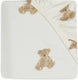 Jollein baby hoeslaken ledikant - teddy bear - jersey - 60x120cm