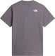 The north face m bracket logo regular ss tee heren outdoorshirt - smoked pearl