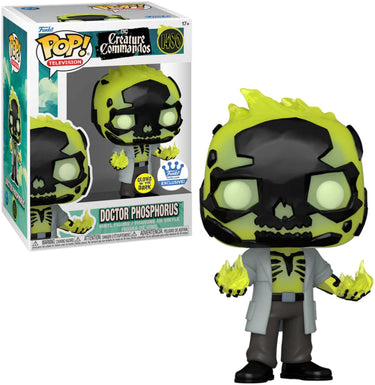 Funko pop! dc comics: creature commandos - doctor phosphorus #1480 glows in the dark exclusive