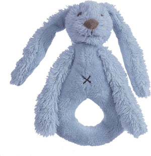 Happy horse konijn richie rammelaar - donkerblauw - baby cadeau