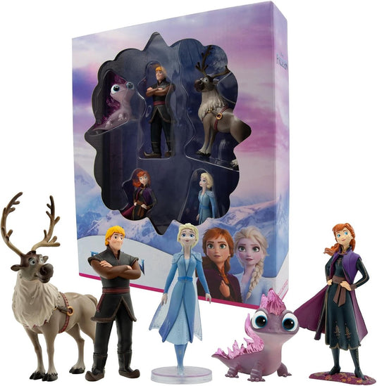 Bullyland 13414 – disney frozen 2 cadeauset (bumper pack) – set met meerdere speelfiguren – levensecht en detailrijk vormgegeven – ideaal als educatief speelfiguur, decoratie of cadeau voor kinderen vanaf 3 jaar.