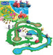 Gear2play peppa pig whizz around - peppa’s grote wijde wereld speelset - modulaire rijbaan voor whizz around voertuigen - interactief met muziek en geluid