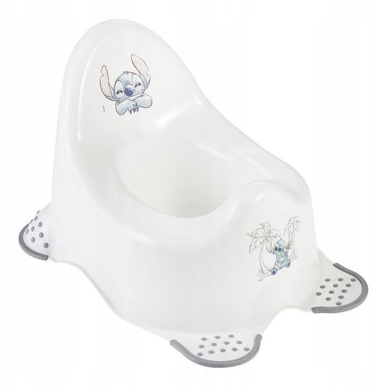 Keeeper plaspotje stitch - anti slip plaspotje - max 15kg - wit