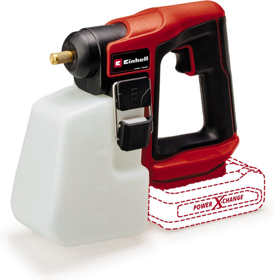 Einhell accu drukspuit ge-ws 18 10 li solo - power x-change - 18 v li-ion - tankinhoud: 1 l - maximale druk: 1,3 bar - compact design - excl. accu en lader