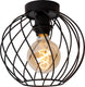 Lucide danza - plafonnière (plafondlamp) - ø 25 cm - 1xe27 - zwart