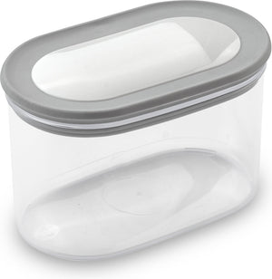 Curver dry grand chef – stapelbare voorraadbus met deksel – 800 ml – transparant grijs