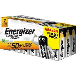 Batterijen energizer alkaline power lr03 aaa 24 stuks