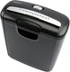 Genie 240 s papierversnipperaar - 6 vellen din a4 (80 g m²) - stripe cut - 10 liter - thuis kantoor - zwart