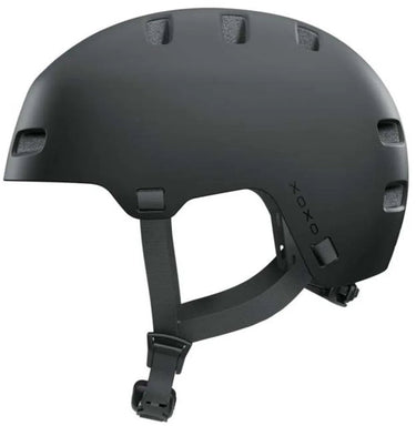 Abus fietshelm xoxo velvelt black l - 57-61 cm - zwart - geschikt voor gebruik op elektrische fietsen - stadsfietsen - 440 g