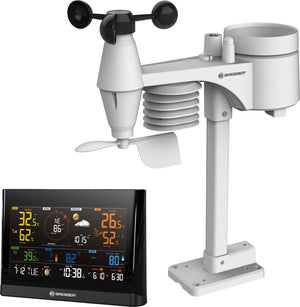 Bresser weerstation - 7-in-1 sensor - voor binnen buiten - met wlan