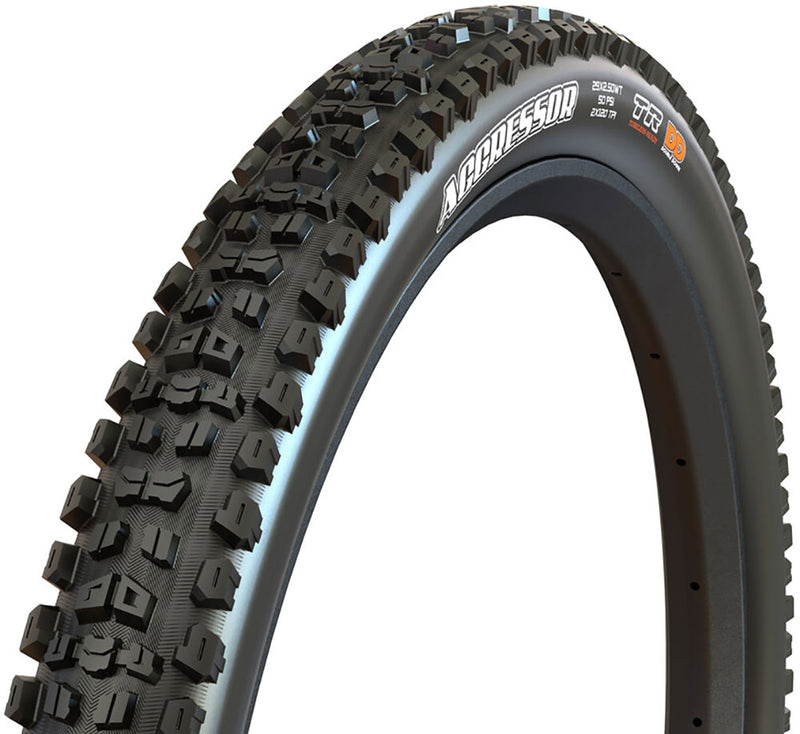 Load image into Gallery viewer, Maxxis aggressor 27.5x2.50 wt dd tr dual 120x2 folding tyre
