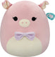Squishmallows - hettie - pink pig w purple bow tie 50cm pluche
