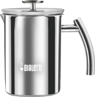 Bialetti cappuccinatore induction melkopschuimer 330 ml – rvs melkopschuimer voor inductie – handmatige melkopschuimer – voor cappuccino latte macchiato