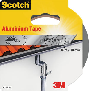 Scotch ® aluminiumtape, 47011548, 15 m x 48 mm, 1 rol