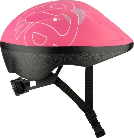 Nijdam junior helm - rosie road - fuchsia zilvergrijs