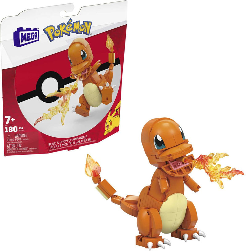 Load image into Gallery viewer, Mega construx pokémon bouwset - charmander - 180dlg.
