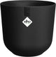 Elho jazz rond 16 bloempot voor binnen - woonaccessoire van 100% gerecycled plastic - ø 16.5 x h 15.3 cm - living black