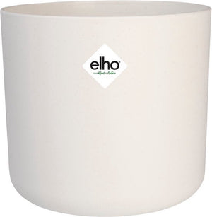 Elho b.for soft rond 25 - bloempot voor binnen - 100% gerecycled plastic - ø 24.7 x h 23.3 cm - wit