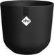 Elho jazz rond 26 bloempot voor binnen - woonaccessoire van 100% gerecycled plastic - ø 26 x h 24.2 cm - living black
