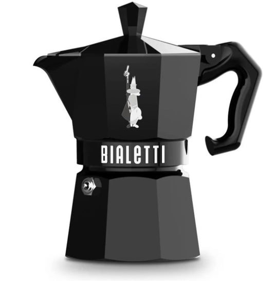 Bialetti moka exclusive koffiemaker zwart voor 3 tassen