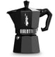 Bialetti moka exclusive koffiemaker zwart voor 3 tassen