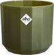 Elho facet rond 23cm - bloempot voor binnen - 100% gerecycled plastic - ø 22.7 x h 20.4 cm - bos groen