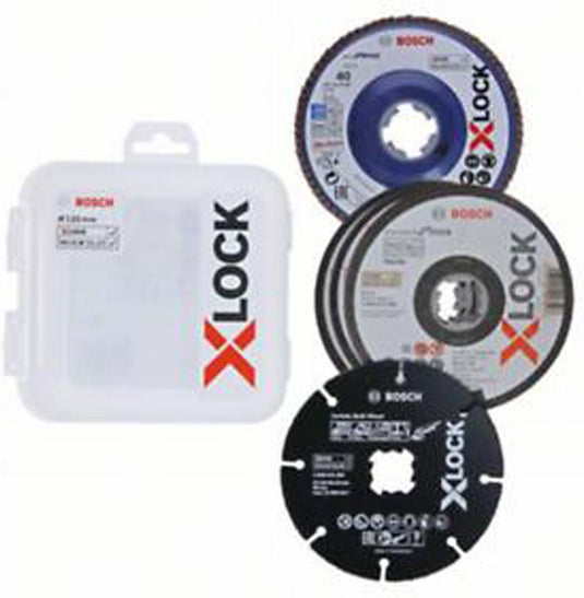 Bosch 2608619374 5-delige x-lock schijvenset - 125mm