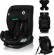 Lionelo lavender i-size baby autostoeltje - 9 tot 36 kg (1,5-12 jaar groep 1 2 3 76-150 cm) - autostoel met isofix - hoge versterkte zijbescherming - ventilatie – stalen versterkin - installatie-indicatoren - 5 ligposities, verstelbare hoofdsteun