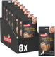 Rosewood steak strips kip koolvis - hondensnack - zacht vetarm - hoog vlees- en visgehalte - zonder kunstmatige toevoegingen - 8 zakjes à 100g