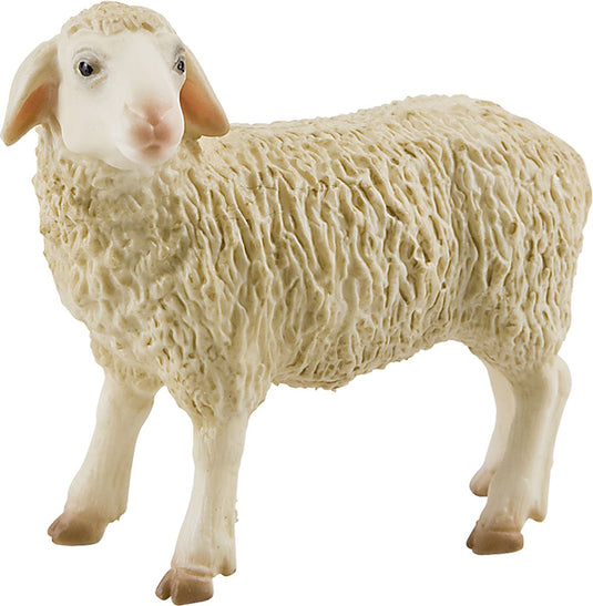 Bullyland 62320 – speelfiguur en verzamelfiguur schaap – ca. 6 cm – levensecht en detailrijk vormgegeven – ideaal als educatief speelfiguur, taartdecoratie of klein cadeautje voor kinderen vanaf 3 jaar.
