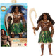 Mattel disney vaiana maui pop met outfit die aan en uit kan en 4 accessoires - geïnspireerd op live-actionfilm