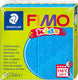 Fimo kids boetseerklei 42 g glitter blauw