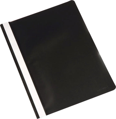 Q-connect snelhechtmap, a4, zwart 25 stuks