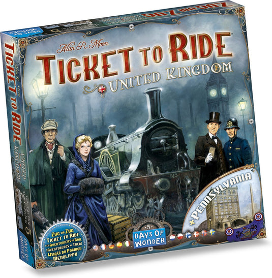 Days of wonder - ticket to ride uk pennsylvania - uitbreiding - bordspel