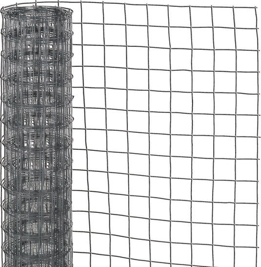 Nature - verzinkt staal gaas - 3 x 1m - grijs - 6,4mm mazen