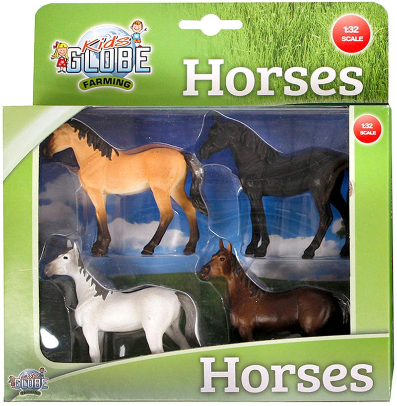 Load image into Gallery viewer, Kids globe paarden, 4st. 1:32
