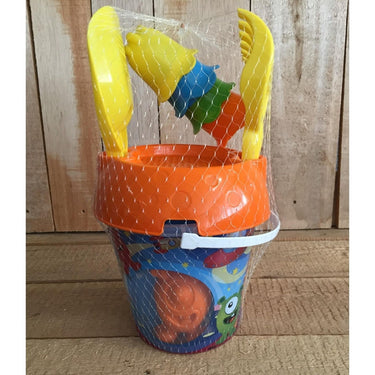 Adriatic emmerset space ã˜18cm met shovel, hark en vormpjes
