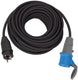 Brennenstuhl camping stroomkabel | cee 7 7 - cee 3-pins 230v 16a | 3x 2,50mm | ip44 | zwart | 25 meter