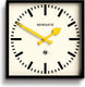 Newgate number five wandklok geel 33cm