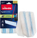 Vileda h2pro flatmop vervanging - 1 per verpakking - geschikt voor h2pro flat mop-systeem - voor harde vloeren