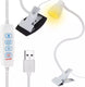 Izoxis bureaulamp met klem en voet - flexibele verlichting voor elke werkplek