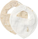 Little dutch 2-pack bandana slab - wit - newborn naturals - little goose